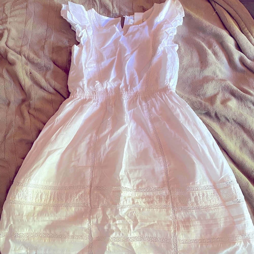 H&M girls 8-9yrs white dress